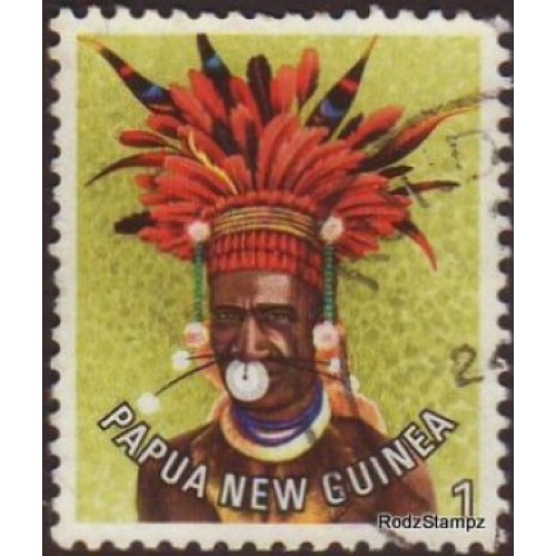 Papua New Guinea 1978 Sc#446 SG#318 Kundiawa Head Dress Used