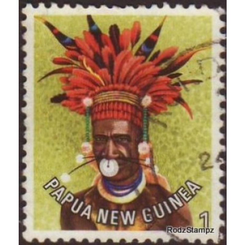 Papua New Guinea 1978 Sc#446 SG#318 Kundiawa Head Dress Used