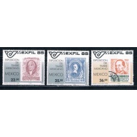 Mexico Unused set 1382-1384 Mexfil Stamps (ML0190)+