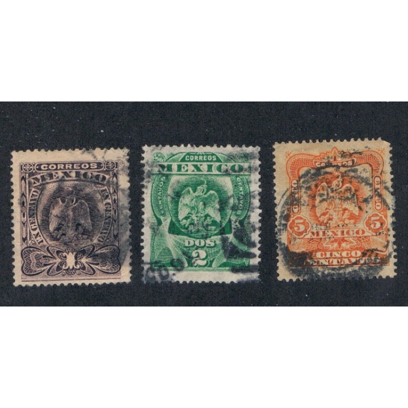 Mexico 304-306 Used Cat Val 1.15 (M0033)