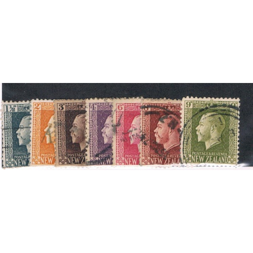 New Zealand 145;147;149;151;154;157;158 Used Cat Val 48.50 (N0040)