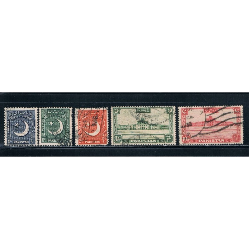 Pakistan 47-49;36;50 Used Cat Val 9.00 (P0033)