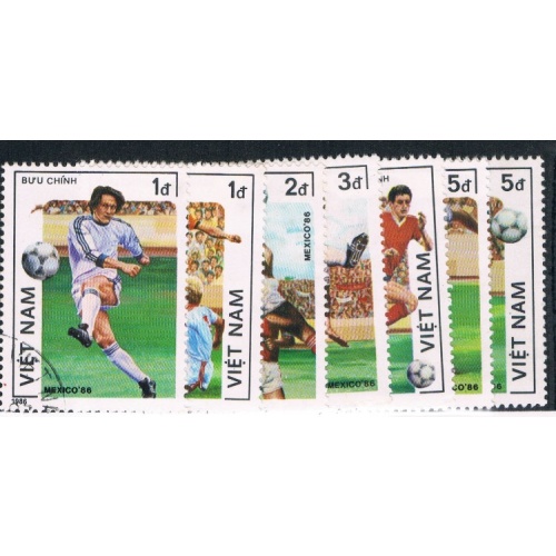 Vietnam 1606-12 Set Used Soccer Cat Val 5.50 (V0026)