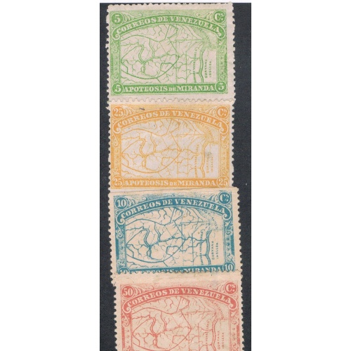 Venezuela 137-40 MHR Cat Val 63.50 (V0036)