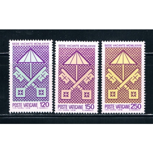 Vatican 635-37 Set Unused Religion (V0056)+