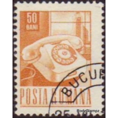 Romania 1968 Sc#1972 SG#3514 50b Phone Communications CTO