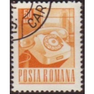 Romania 1968 Sc#1972 SG#3514 50b Phone Communications CTO