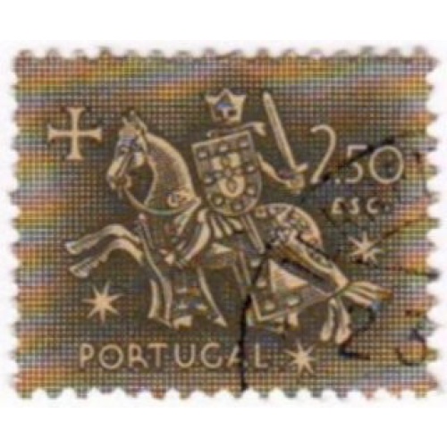 Portugal 1953 SG#1089 2.50esc Black Mounted Knight FU