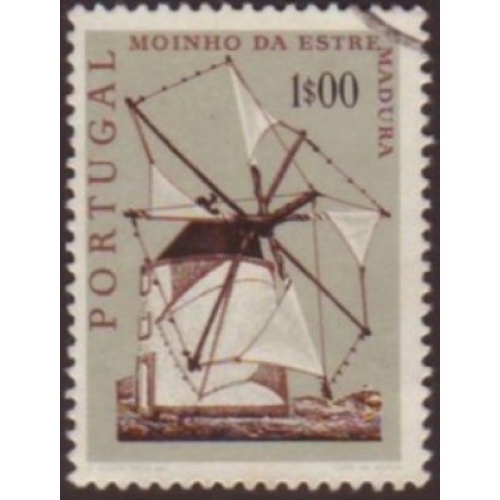 Portugal 1971 Sc#1090 SG#1409 Windmill CTO