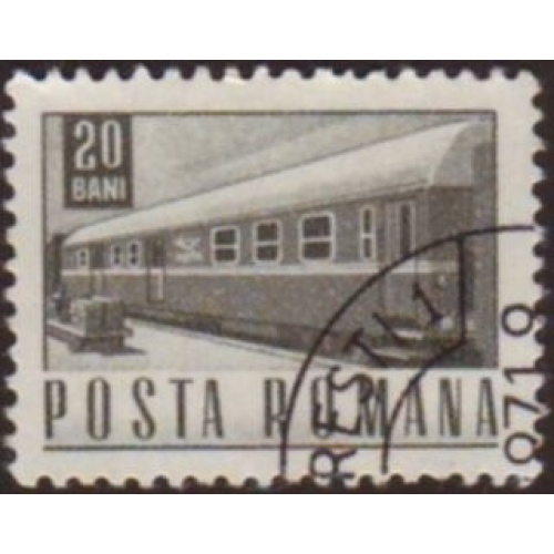 Romania 1967 Sc#1969 SG#3511 20b Grey Train CTO