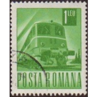 Romania 1971 Sc#2269 SG#3842 1.00L Green Train CTO