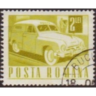 Romania 1968 Sc#1982 SG#3523 2.00L Yellow Car CTO