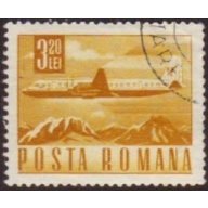Romania 1968 Sc#1985 SG#3526 3.20L Yellow AirlinerCTO