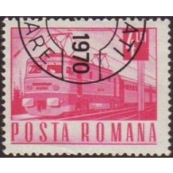 Romania 1968 Sc#1987 SG#3528 4.00L Purple Train CTO