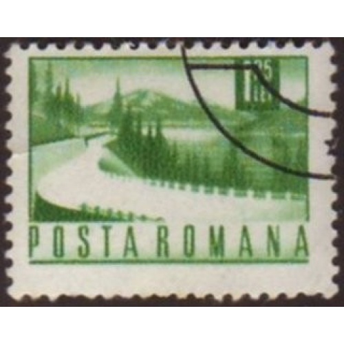 Romania 1968 Sc#1981 SG#3522 1.75L Green Roadway CTO