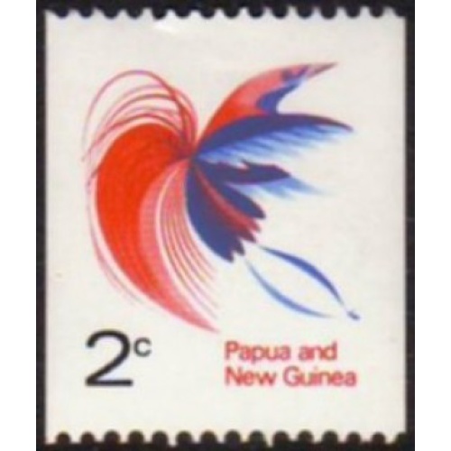 Papua New Guinea 1971 Sc#291a SG#162a 2c Bird of Paradise MNH