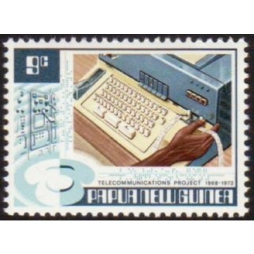 Papua New Guinea 1973 Sc#363 SG#235 9c Telecommunications MNH