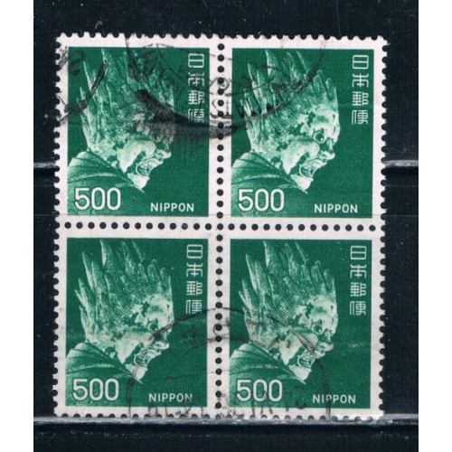 Japan 1085 Block of 4 Used Cat Val 0.80 (JL1085A)