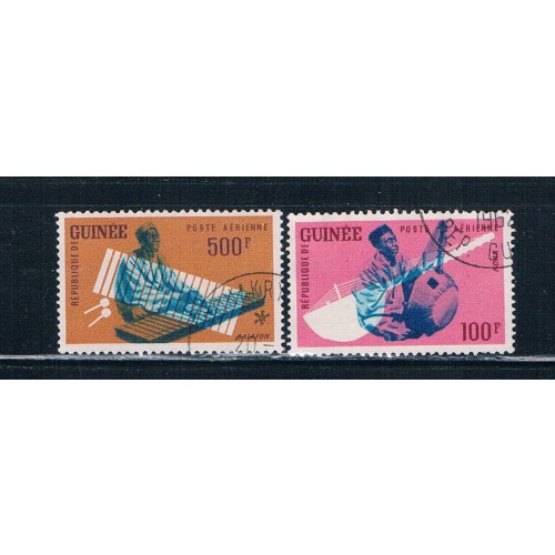 Guinea C19;C21 Used Air Mail CV 4.00 (G0025)
