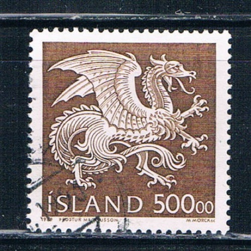 Iceland 677 Used Dragon CV 8.50 (I677d)