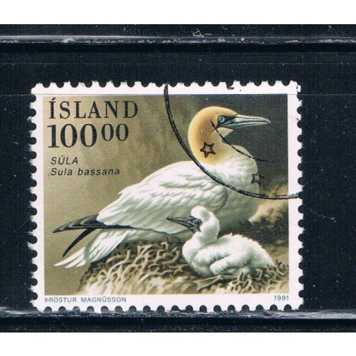 Iceland 722 Used Birds CV 1.00 (I722e)
