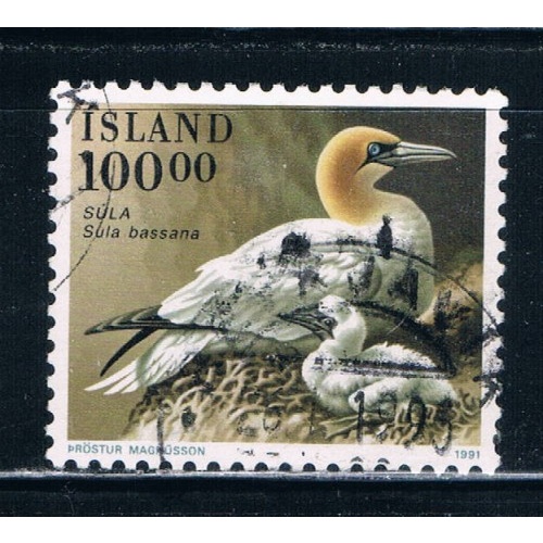 Iceland 722 Used Birds CV 1.00 (I722f)
