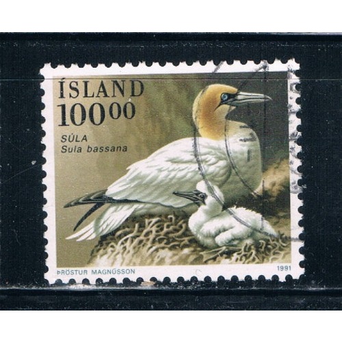 Iceland 722 Used Birds CV 1.00 (I722h)