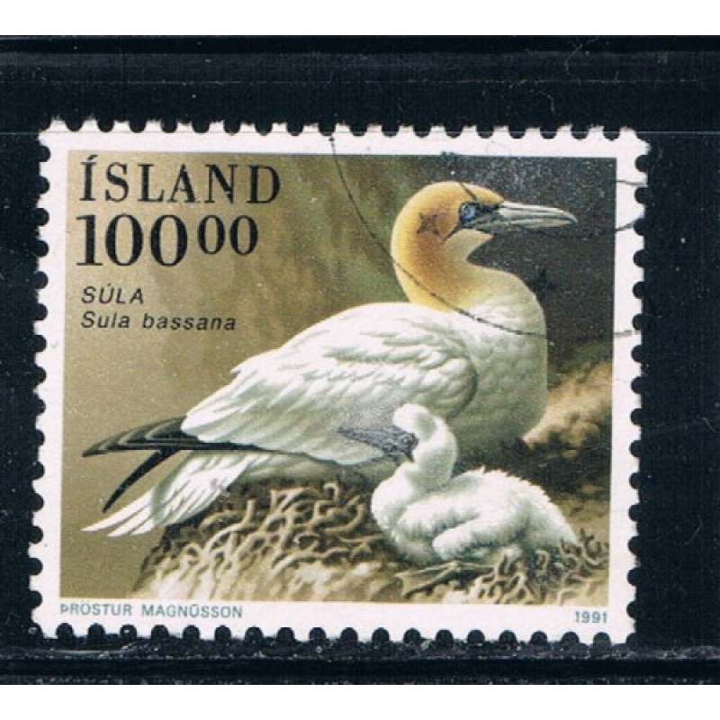 Iceland 722 Used Birds CV 1.00 (I722i)