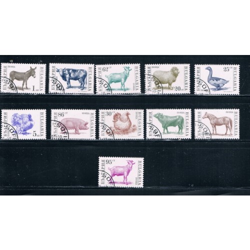 Bulgaria 3581-91 Used Farm Animals CV 6.00 (B0017)