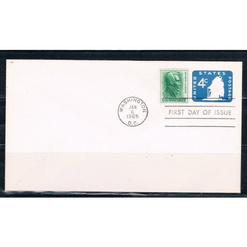 US U549 1965 Unaddressed FDI 4 Cent Old Ironsides (ML0317)