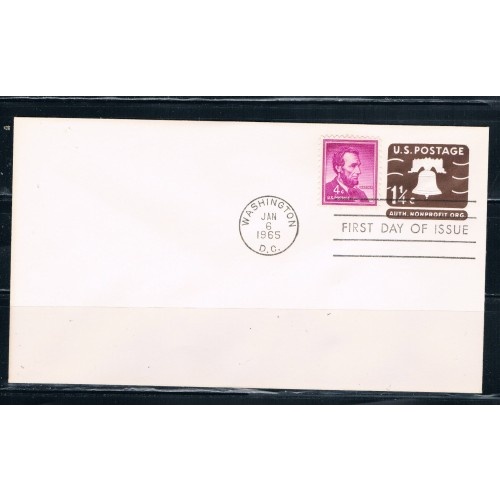 US U547 1965 Unaddressed FDI Liberty Bell (ML0318)