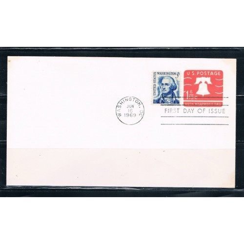 US U548A 1969 Unaddressed FDI Liberty Bell (ML0319)