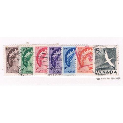 Canada 337-43 Set Used CV 1.75 (C0018)