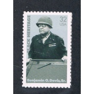 US 3121 single Unused Brig Gen Benjamin Davis (U0157)