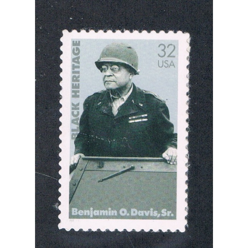 US 3121 single Unused Brig Gen Benjamin Davis (U0157)