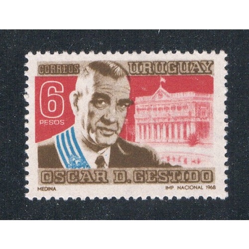 Uruguay 763 NH Oscar D Gestido (U0276)