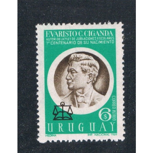 Uruguay C358 MH Evaristo C Ciganda (U0277)