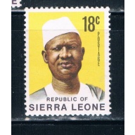 Sierra Leone 429 18c Unused Pres Siaka Stevens (S0191)+