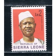 Sierra Leone 434 2le Unused Pres Siaka Stevens CV 2.50 (S0195)+