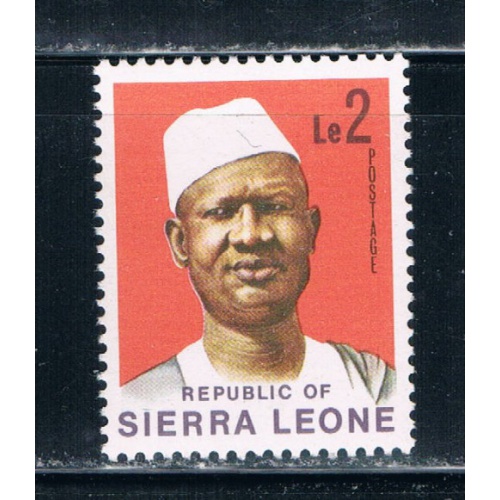 Sierra Leone 434 2le Unused Pres Siaka Stevens CV 2.50 (S0195)+