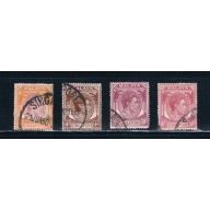 Singapore  4a;9;9a;14a Used King George (S0226)