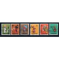 Singapore 86-89;93;95 Used Dancers CV 3.50 (S0240)