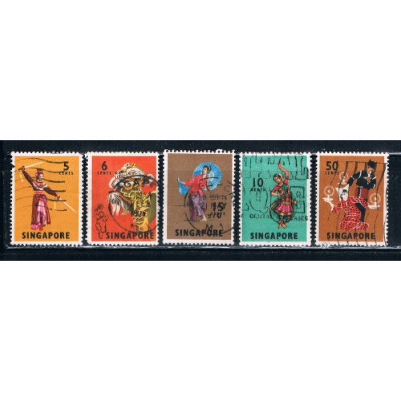 Singapore 86-89;93 Used Dancers CV 2.00 (S0241)