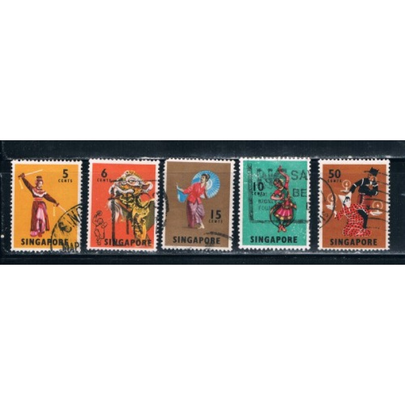Singapore 86-89;93 Used Dancers CV 2.00 (S0242)