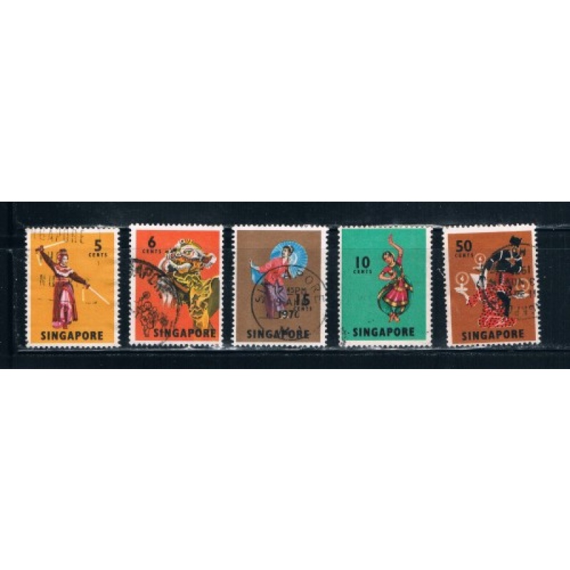 Singapore 86-89;93 Used Dancers CV 2.00 (S0243)