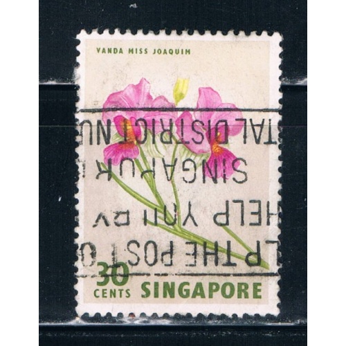 Singapore  65 Used Flowers (S0294)