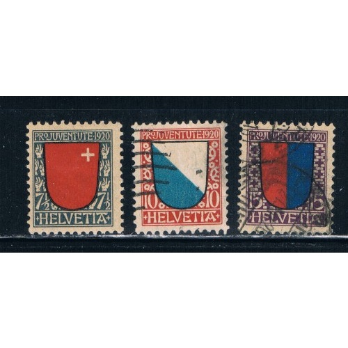 Switzerland B15-17 MLH Used Set CV 22.25 (S0303)