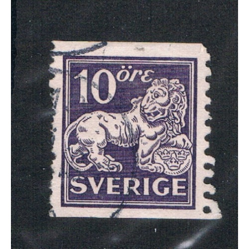 Sweden 119 Used Heraldic Lion (S0360)