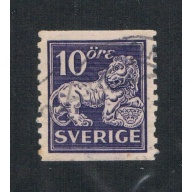 Sweden 119 Used Heraldic Lion (S0362)