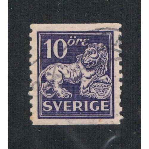 Sweden 119 Used Heraldic Lion (S0362)